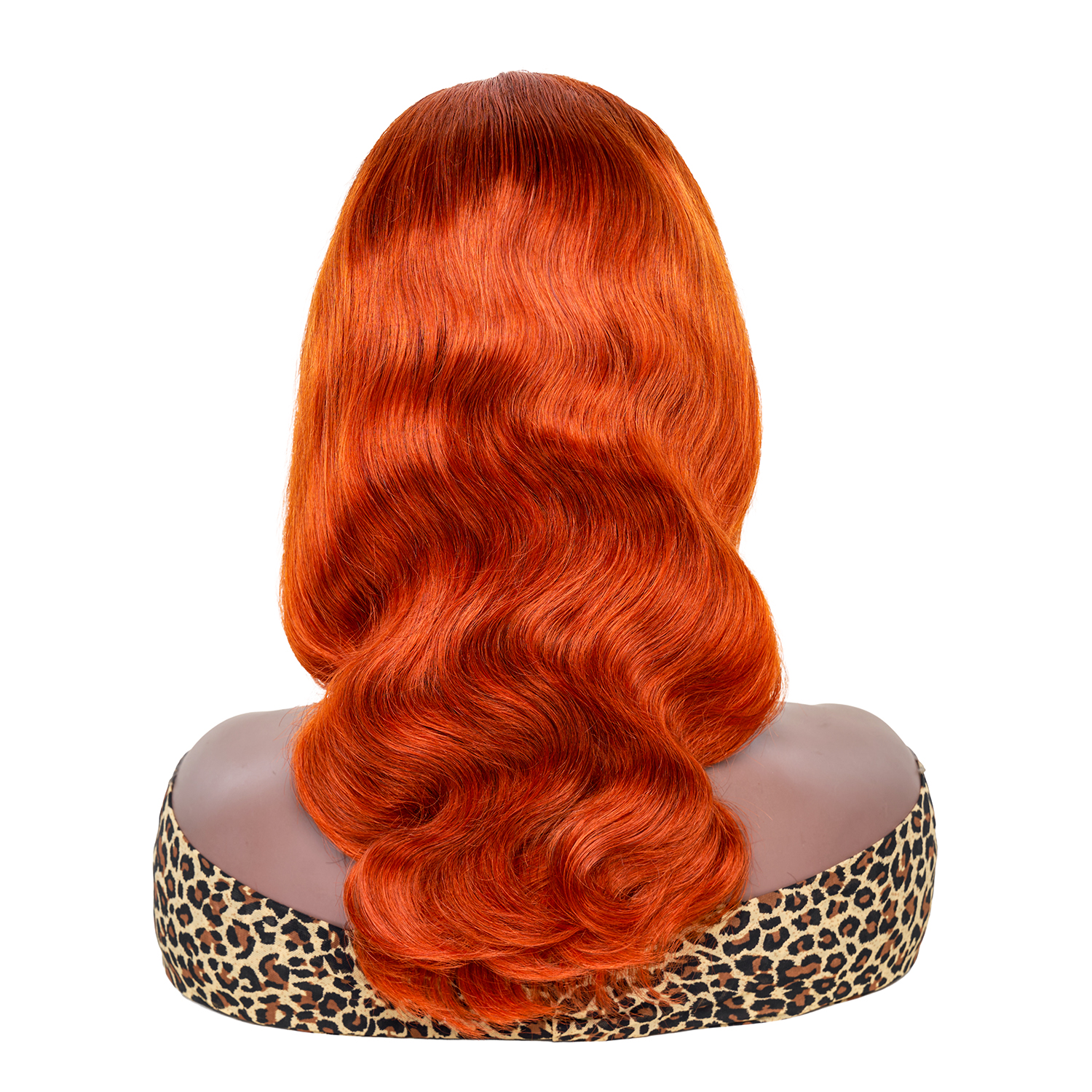 15A 180% Body Wave Wavy Remy Human Hair 2x6 4x4 5x5 13x4 13x6 Lace Closure Front Short Bob Wig for Women Orange WIGLTD