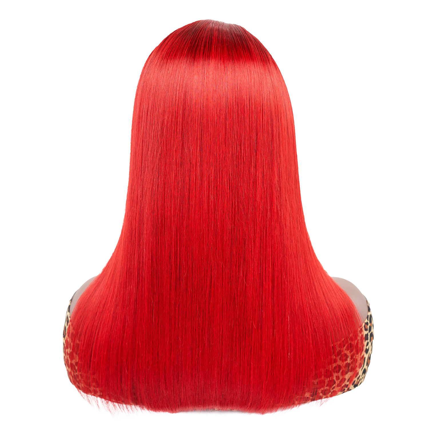 15A 180% Straight Remy Human Hair 2x6 4x4 5x5 13x4 13x6 Lace Closure Front Short Bob Wig for Women Red Color WIGLTD