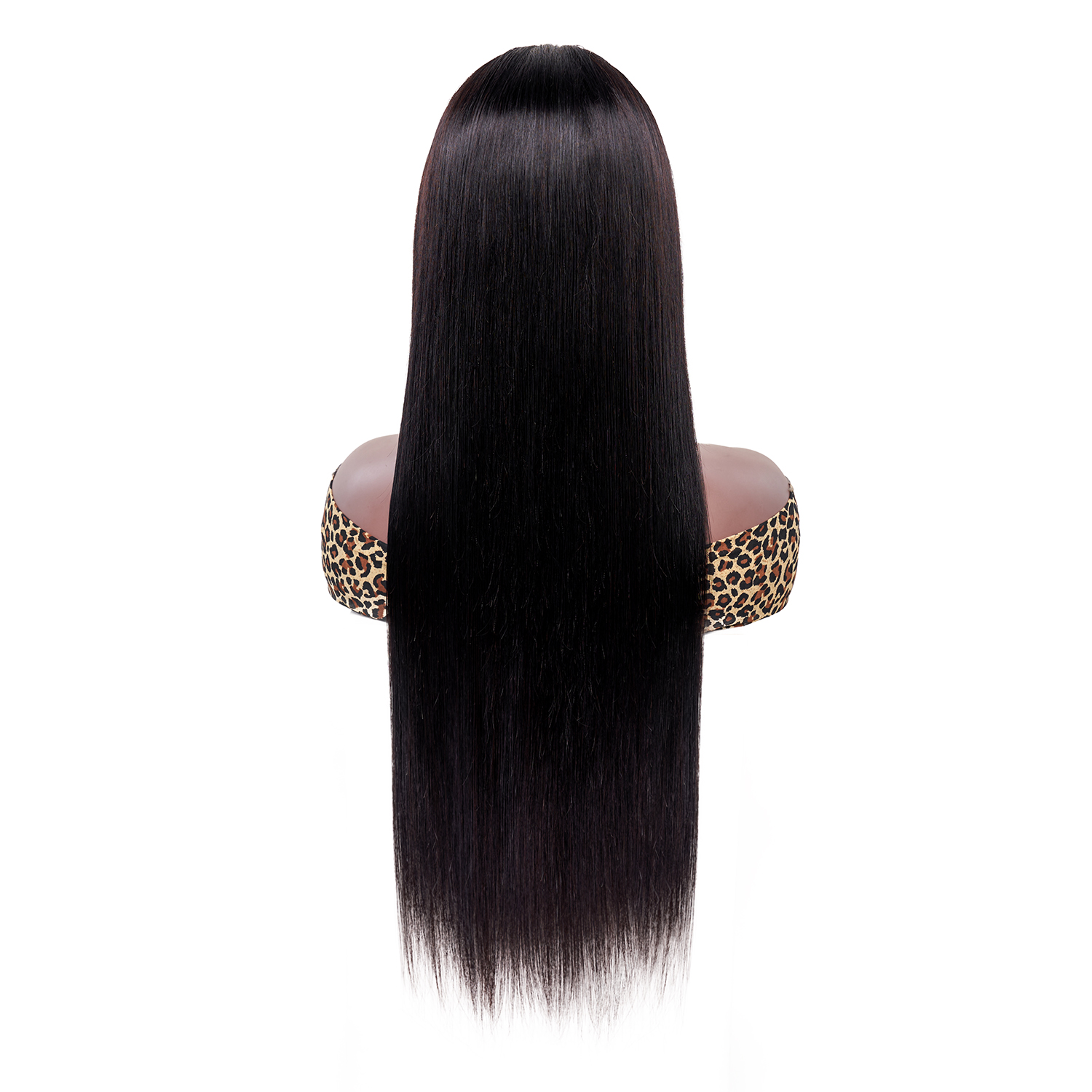 15A 180% Straight Remy Human Hair 2x6 4x4 5x5 13x4 13x6 Lace Closure Front Wig for Women Natural Black Color WIGLTD