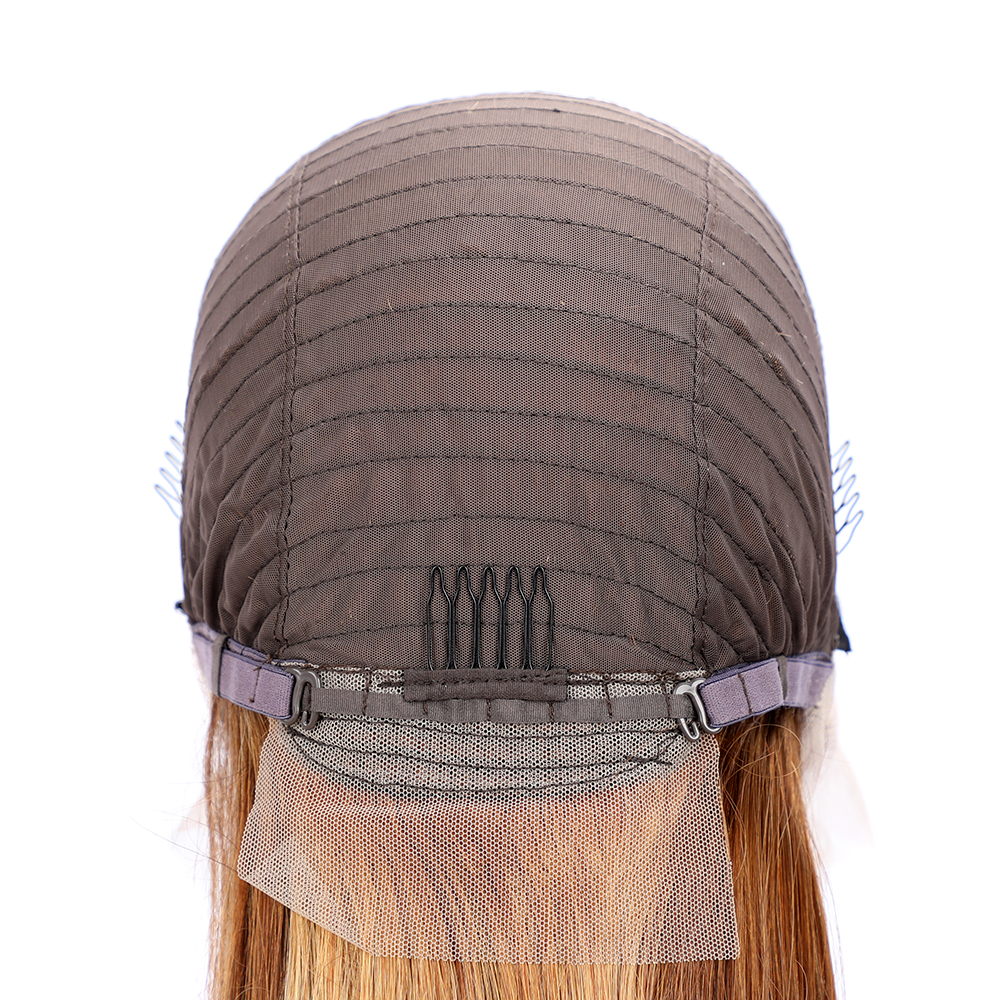 12A Remy Human Hair 13x4 Lace Front Short Straight Bob Wig for Women P427 Highlight WIGLTD LG