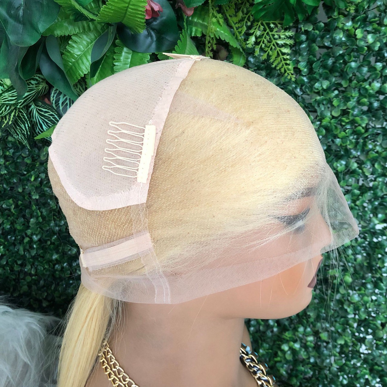 12A Remy Human Hair Full Lace Long Straight Wig for Women 613 Honey Blonde WIGLTD