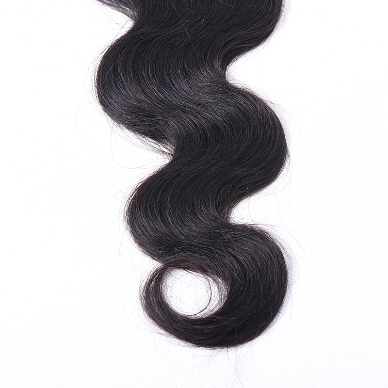4x4 Remy Human Hair Body Wave Lace Closure Natural Black Color WIGLTD