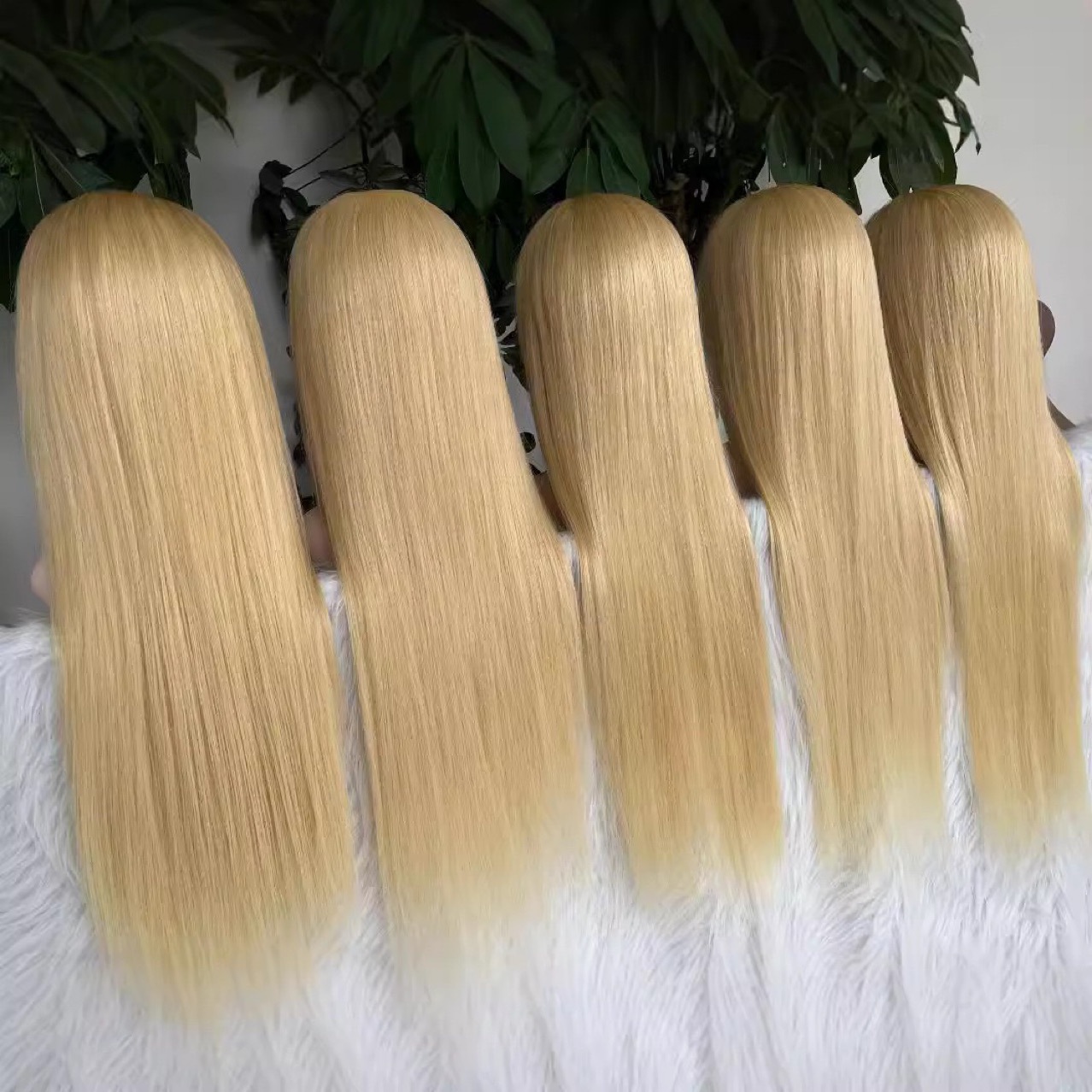 12A Remy Human Hair Full Lace Long Straight Wig for Women 613 Honey Blonde WIGLTD