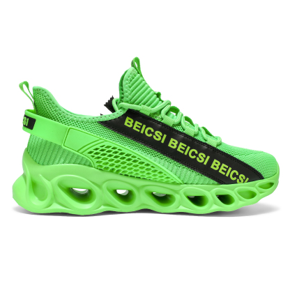 Softsfeel® Men's Side-Zip ComfortFit Walking Shoes - Green