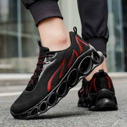 Softsfeel® Women's Relieve Foot Pain Perfect Walking Shoes - Black Red