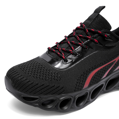 Softsfeel® Women's Relieve Foot Pain Perfect Walking Shoes - Black Red
