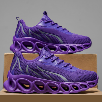 Softsfeel® Men's Relieve Foot Pain Perfect Walking Shoes - Purple