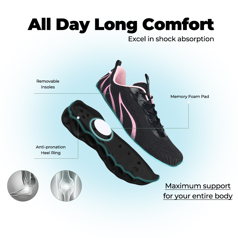 Softsfeel® Women's Rebound Core V1 - Black Pink
