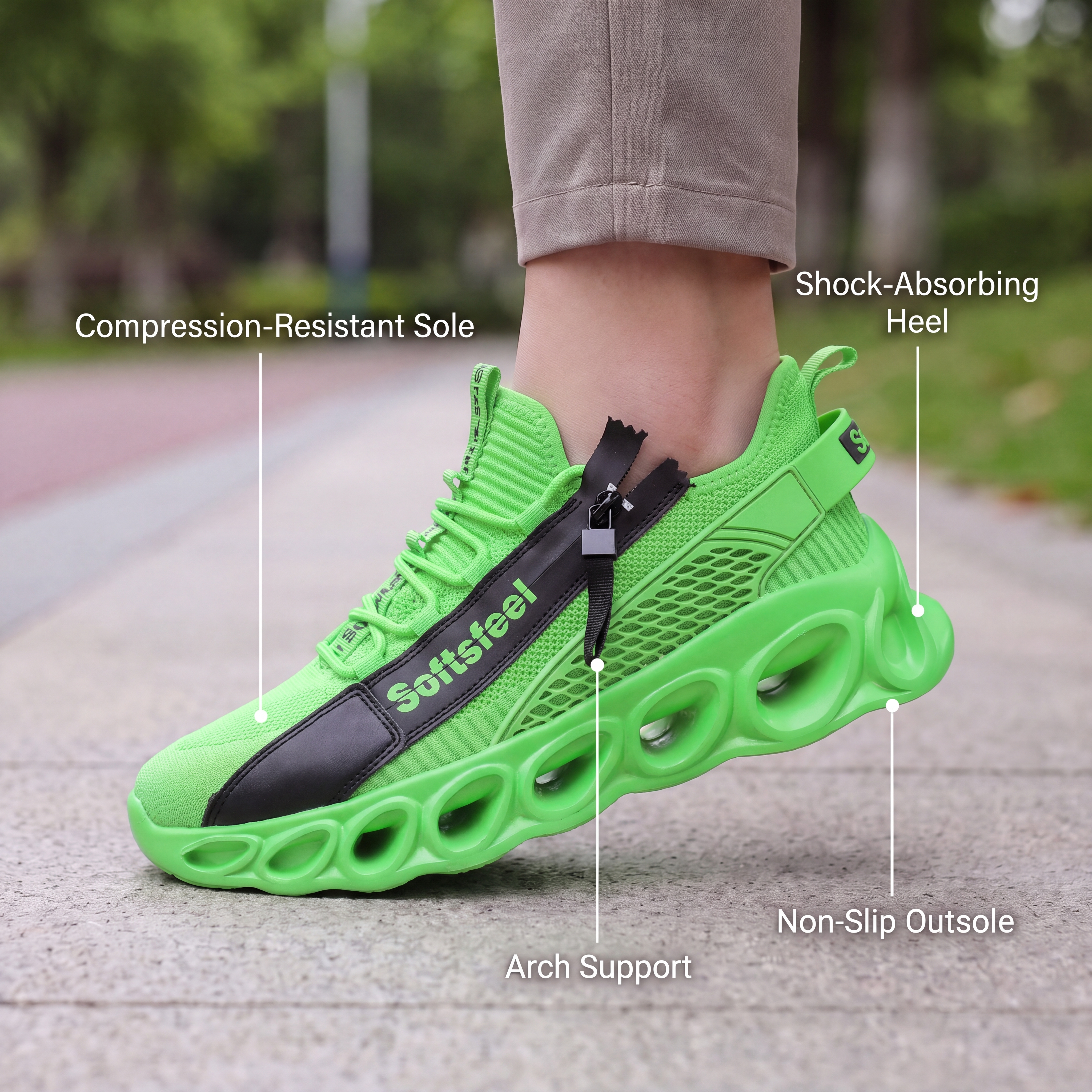 Men's Cloud Wanderer V7 - Green
