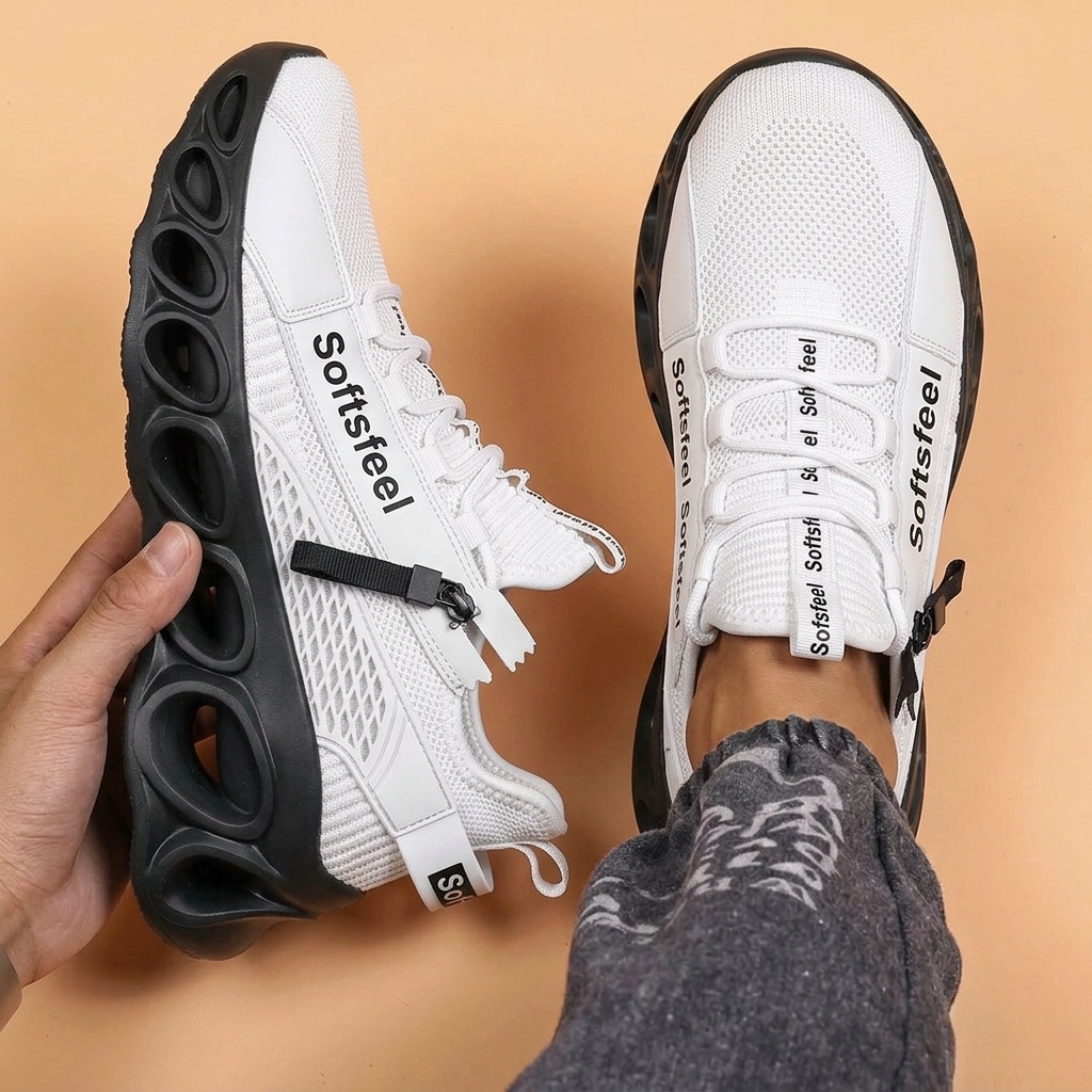 Men's Cloud Wanderer V7 - White Black