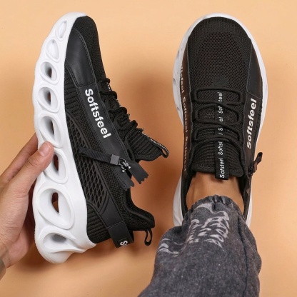 Men's Cloud Wanderer V7 - Black White