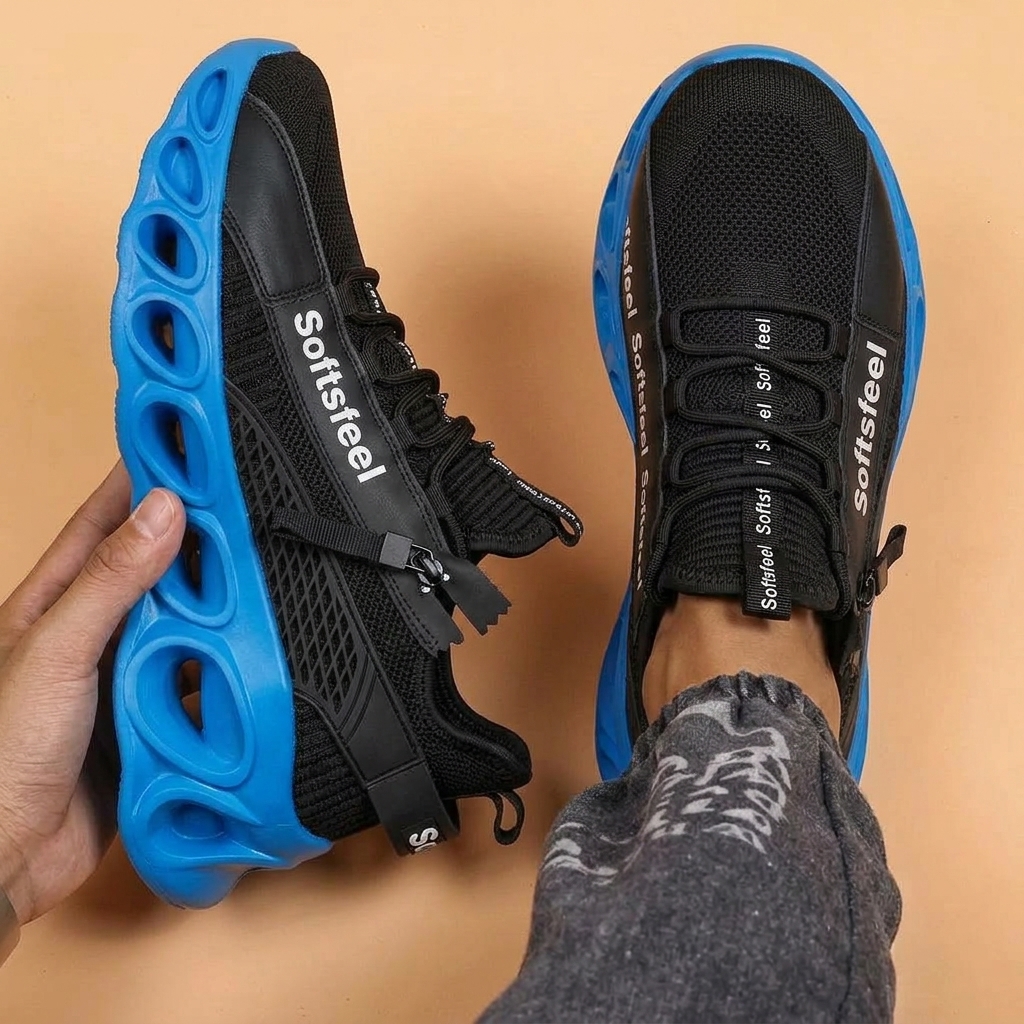 Men's Cloud Wanderer V7 - Black Blue