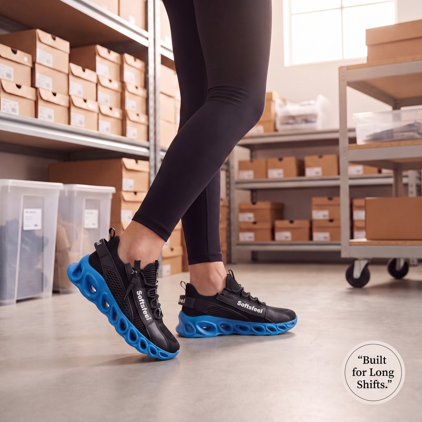 Men's Cloud Wanderer V7 - Black Blue