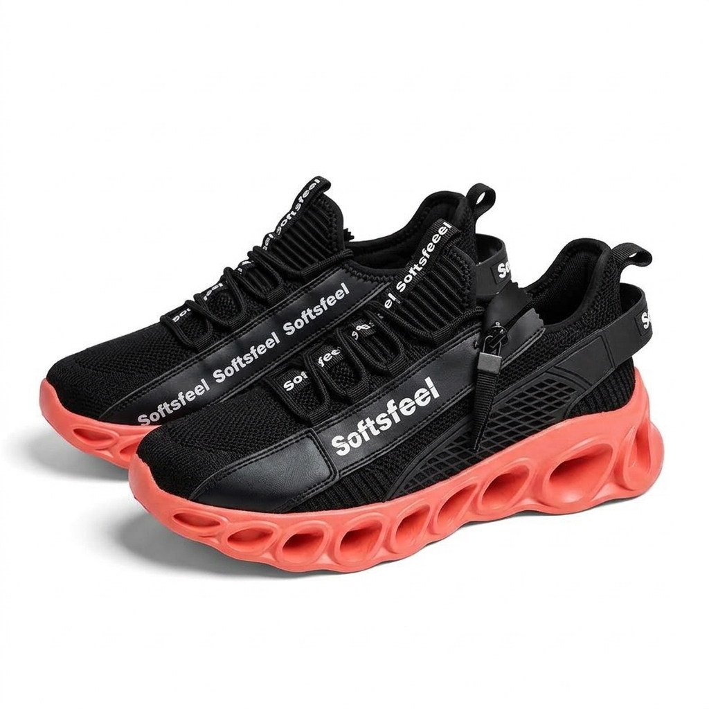 Men's Cloud Wanderer V7 - Black Orange
