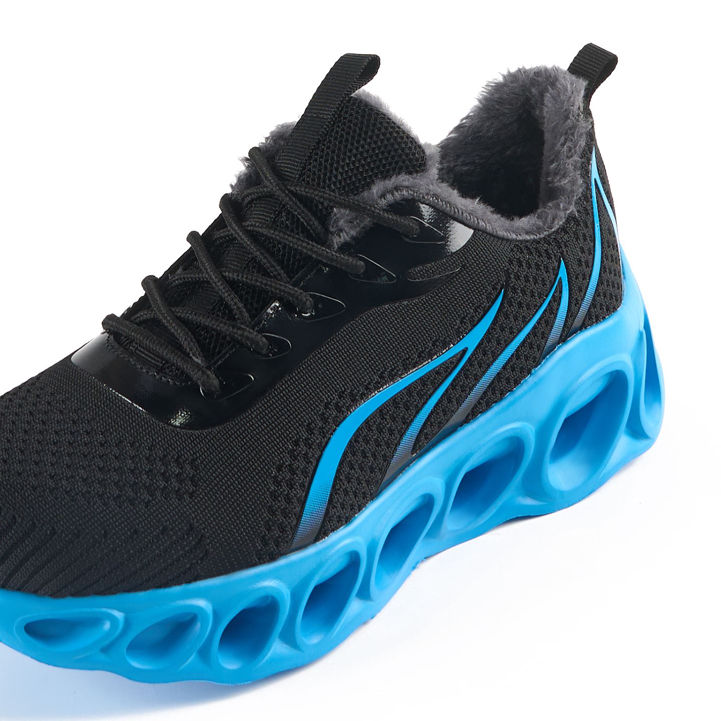 [BLACK FRIDAY SPECIAL]  Softsfeel® Women's Winter Relieve Foot Pain Perfect Walking Shoes - Black Blue