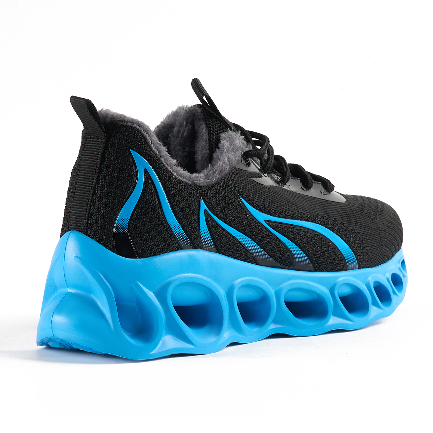 [BLACK FRIDAY SPECIAL]  Softsfeel® Men's Winter Relieve Foot Pain Perfect Walking Shoes - Black Blue