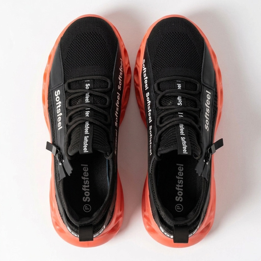 Women's Cloud Wanderer V7 - Black Orange