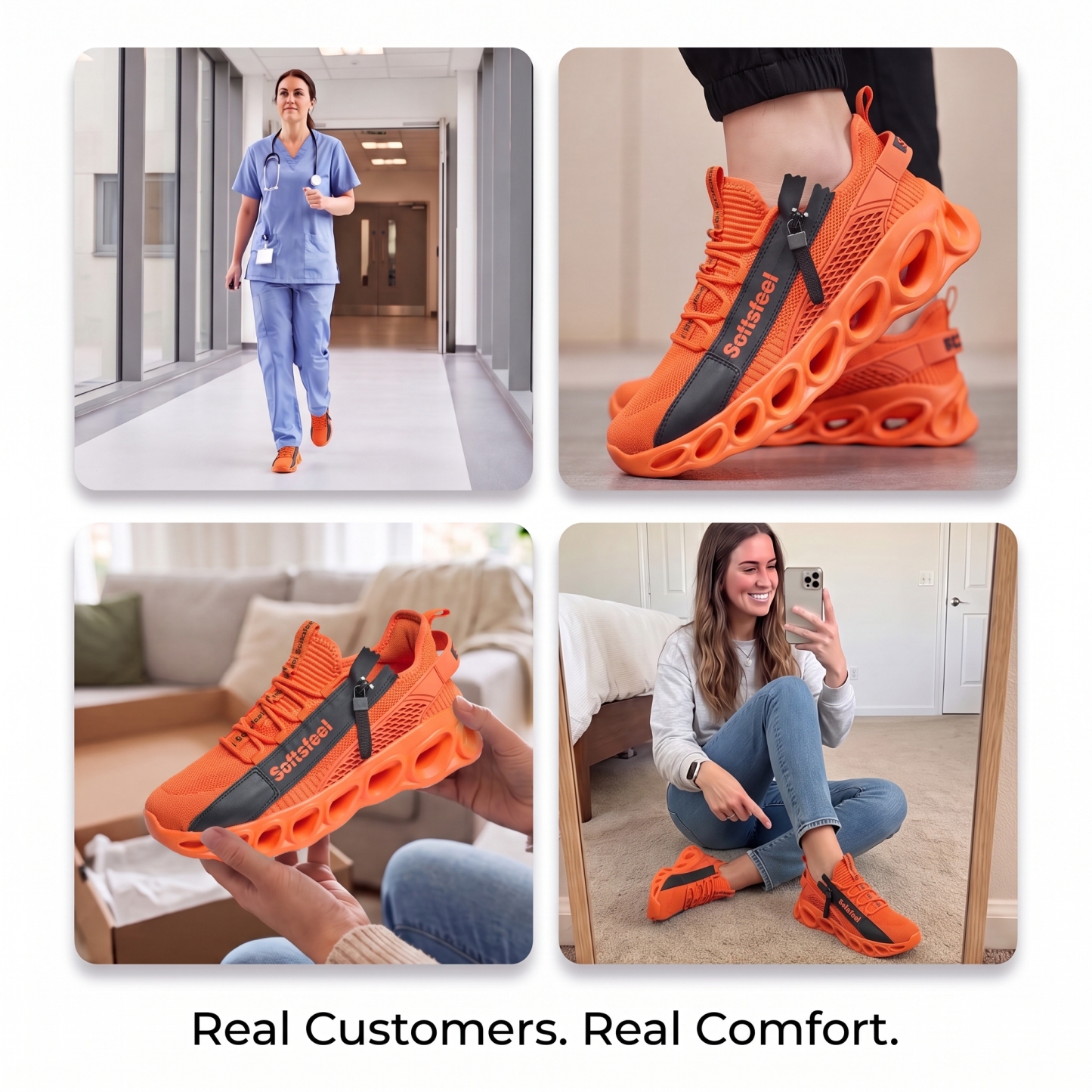 Men's Cloud Wanderer V7 - Orange