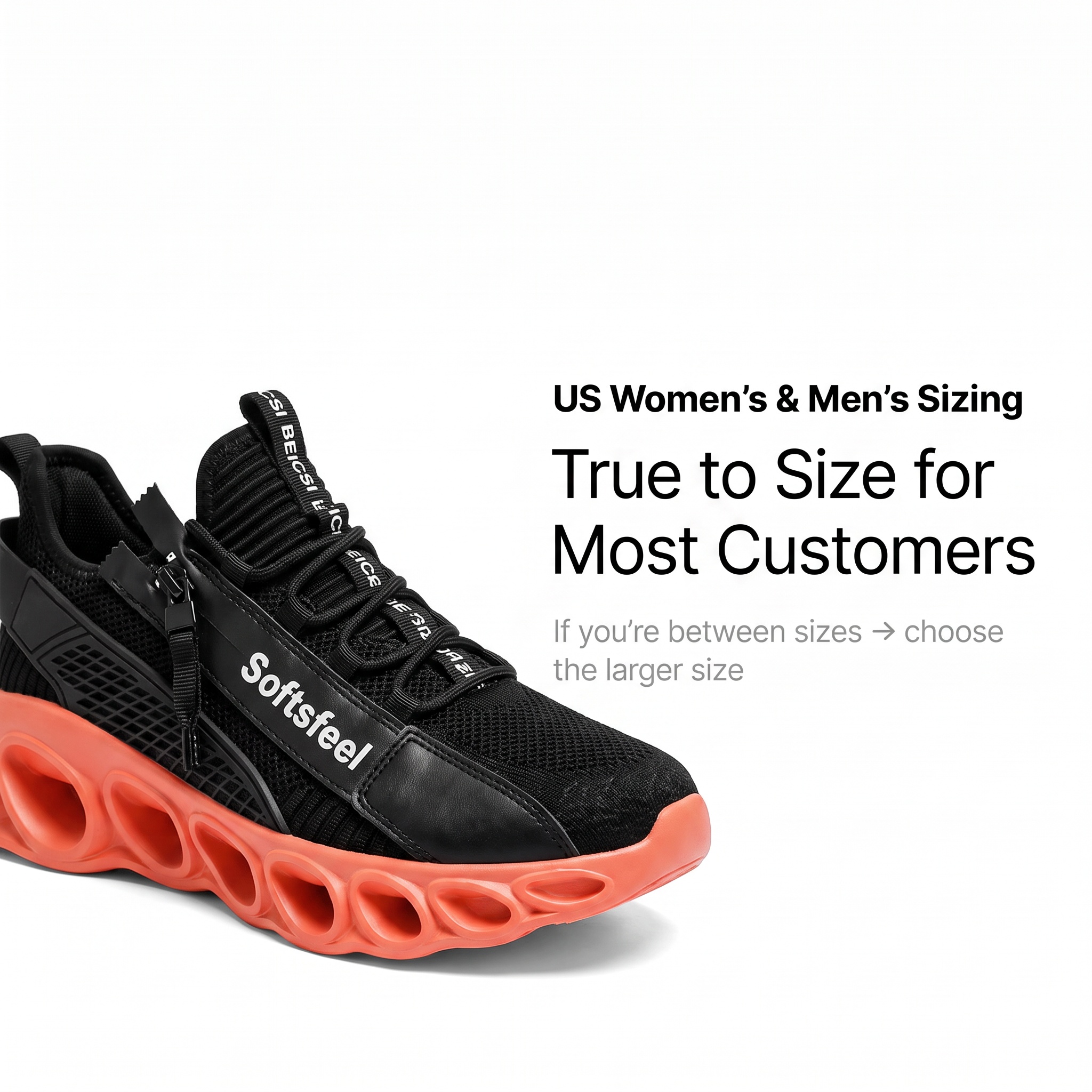 Men's Cloud Wanderer V7 - Black Orange
