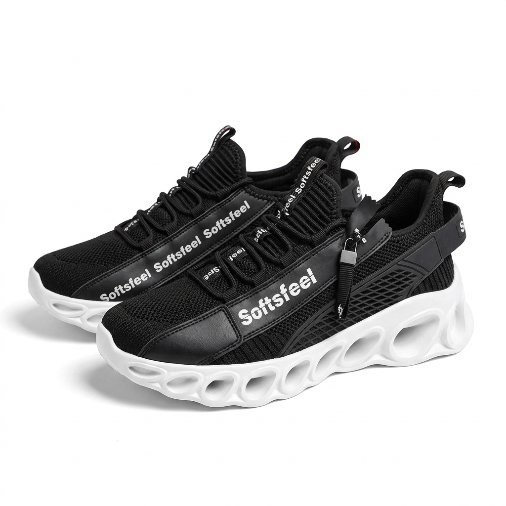 Men's Cloud Wanderer V7 - Black White