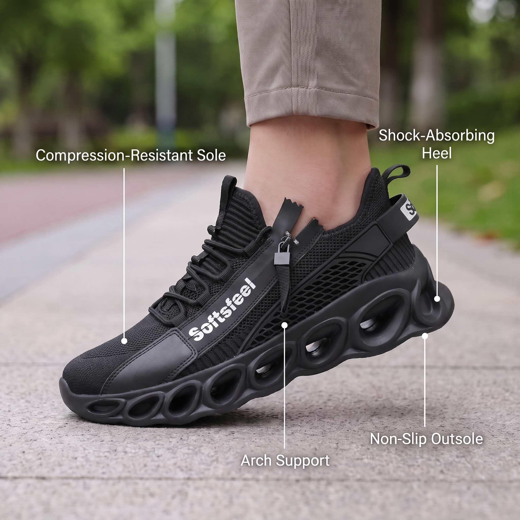 Women's Cloud Wanderer V7 - Black