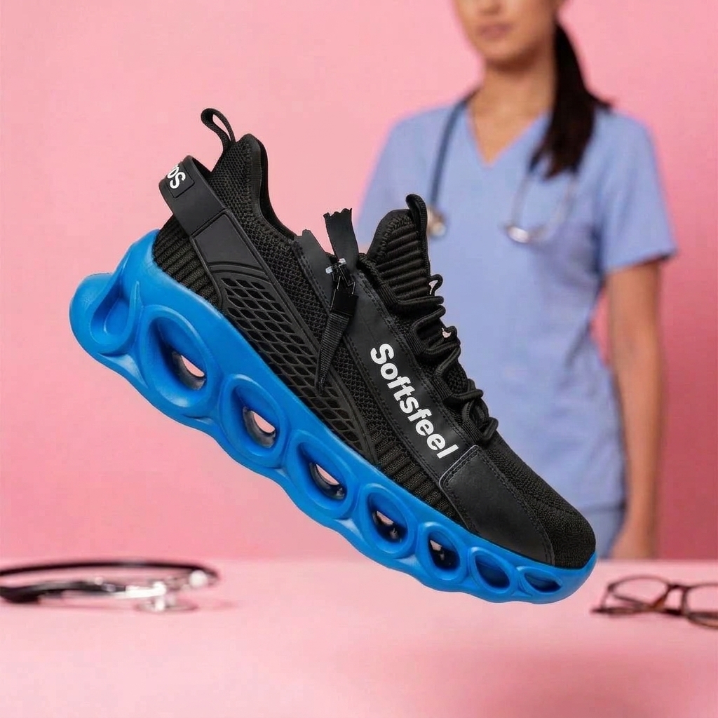 Men's Cloud Wanderer V7 - Black Blue