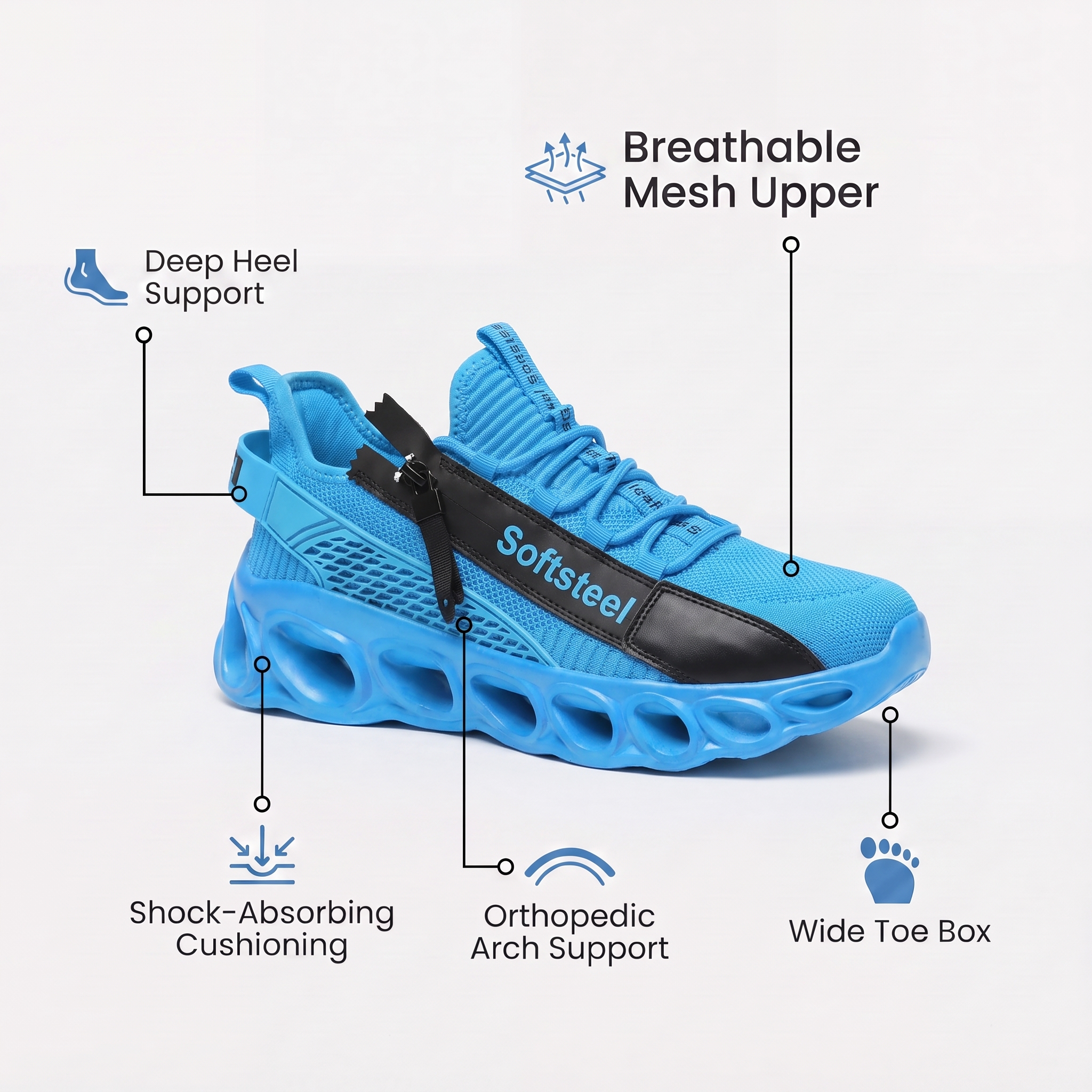 Men's Cloud Wanderer V7 - Blue