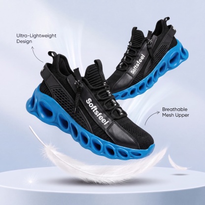 Men's Cloud Wanderer V7 - Black Blue
