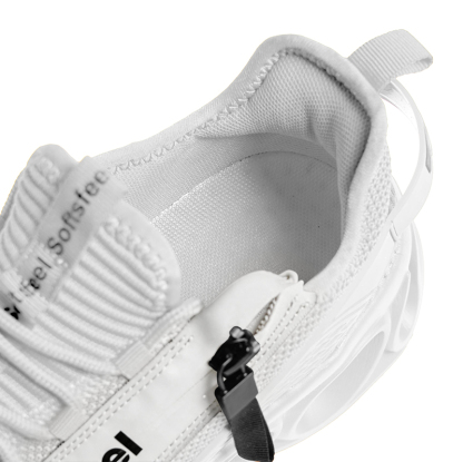 Softsfeel® Men's Side-Zip ComfortFit Walking Shoes - White