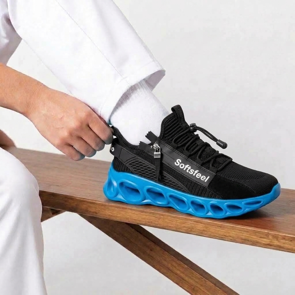 Men's Cloud Wanderer V7 - Black Blue