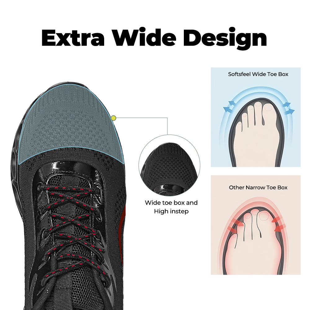 Softsfeel® Men's Rebound Core V1 - Black Red
