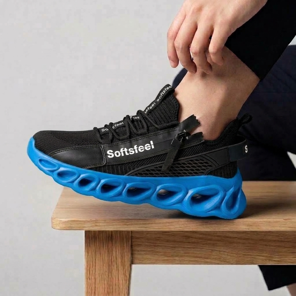 Men's Cloud Wanderer V7 - Black Blue