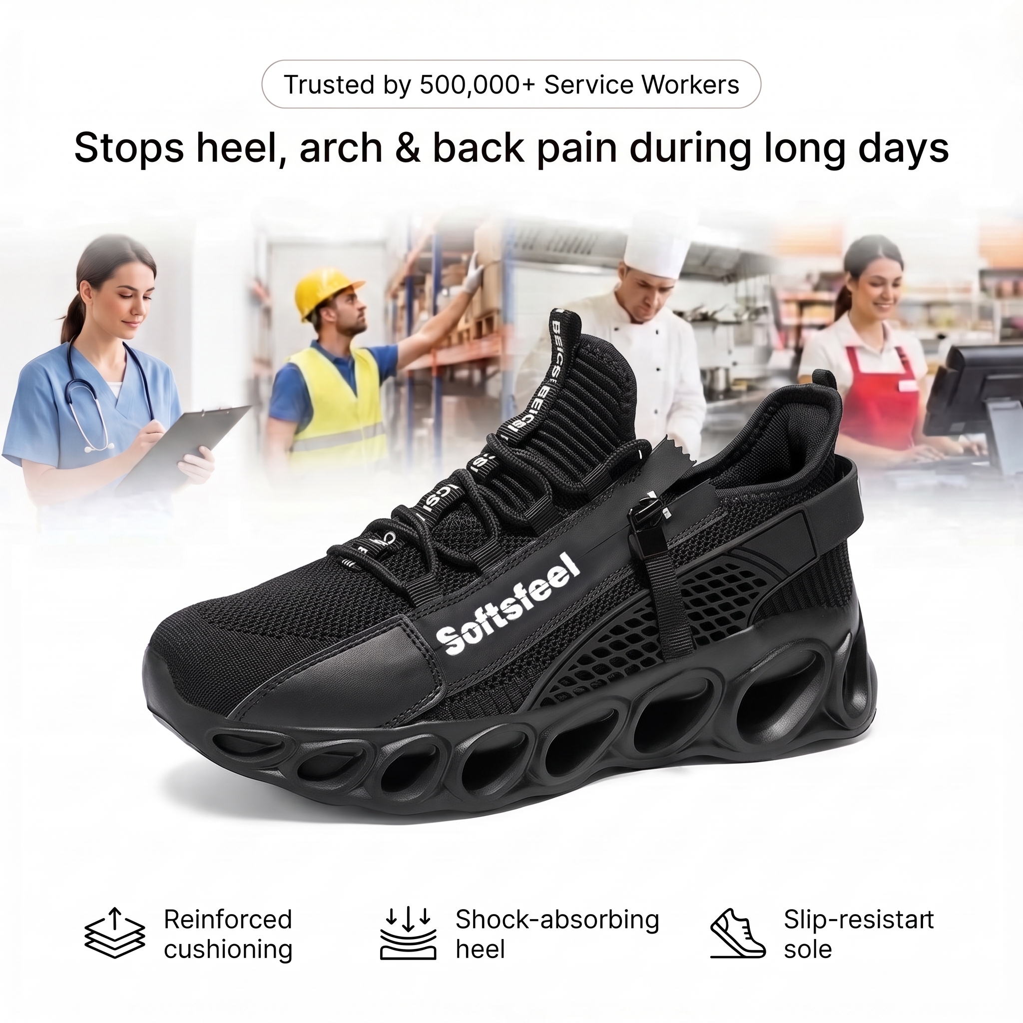 Women's Cloud Wanderer V7 - Black