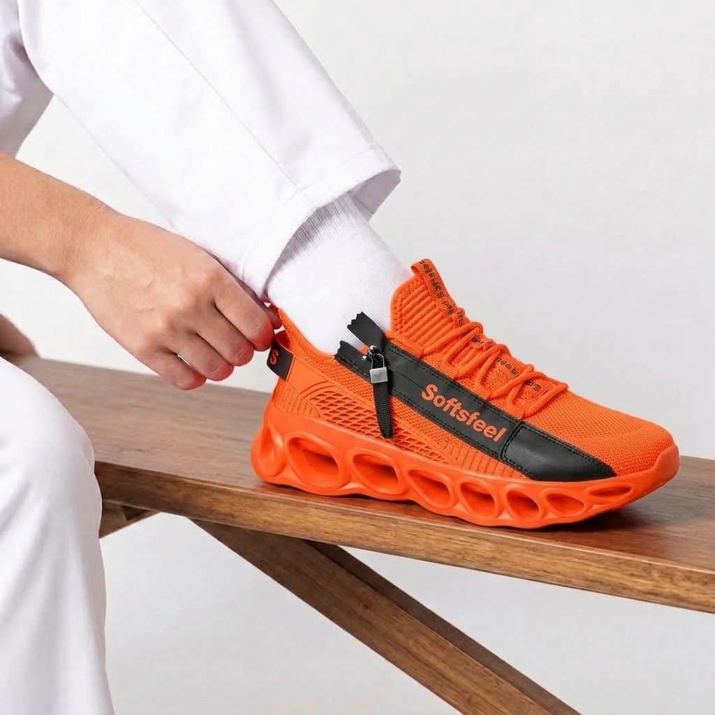 Men's Cloud Wanderer V7 - Orange