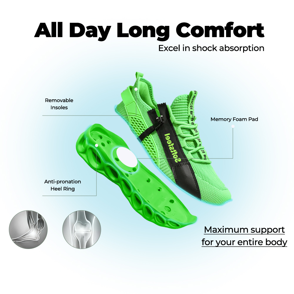 Men's Cloud Wanderer V7 - Green-softsfeelcom