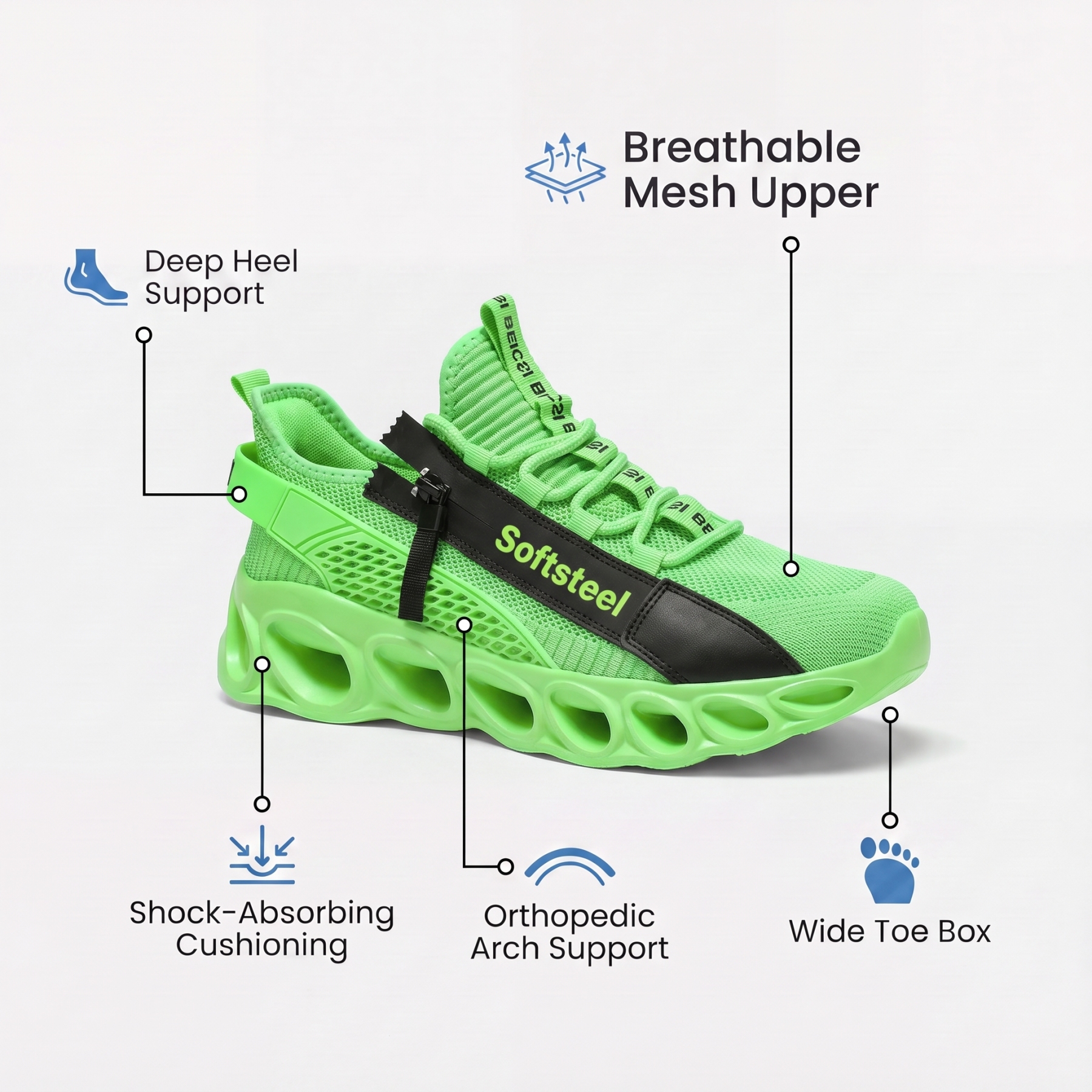 Men's Cloud Wanderer V7 - Green