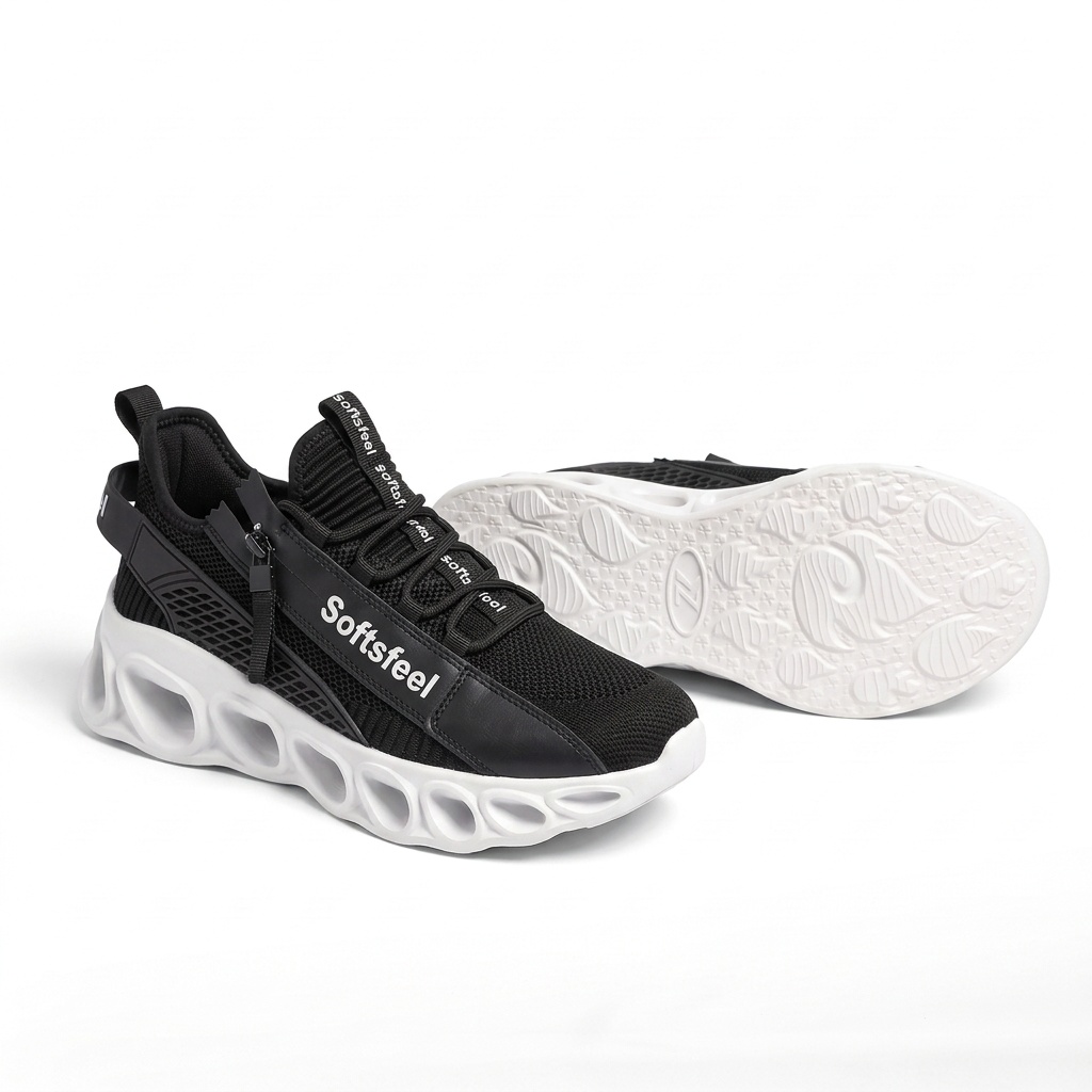 Men's Cloud Wanderer V7 - Black White