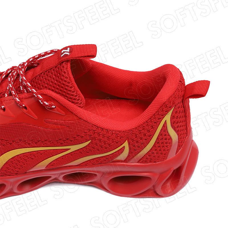 Softsfeel Men's Relieve Foot Pain Perfect Walking Shoes - Red-SOFTSFEEL