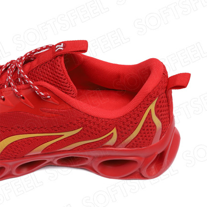 Softsfeel Men's Relieve Foot Pain Perfect Walking Shoes - Red-SOFTSFEEL