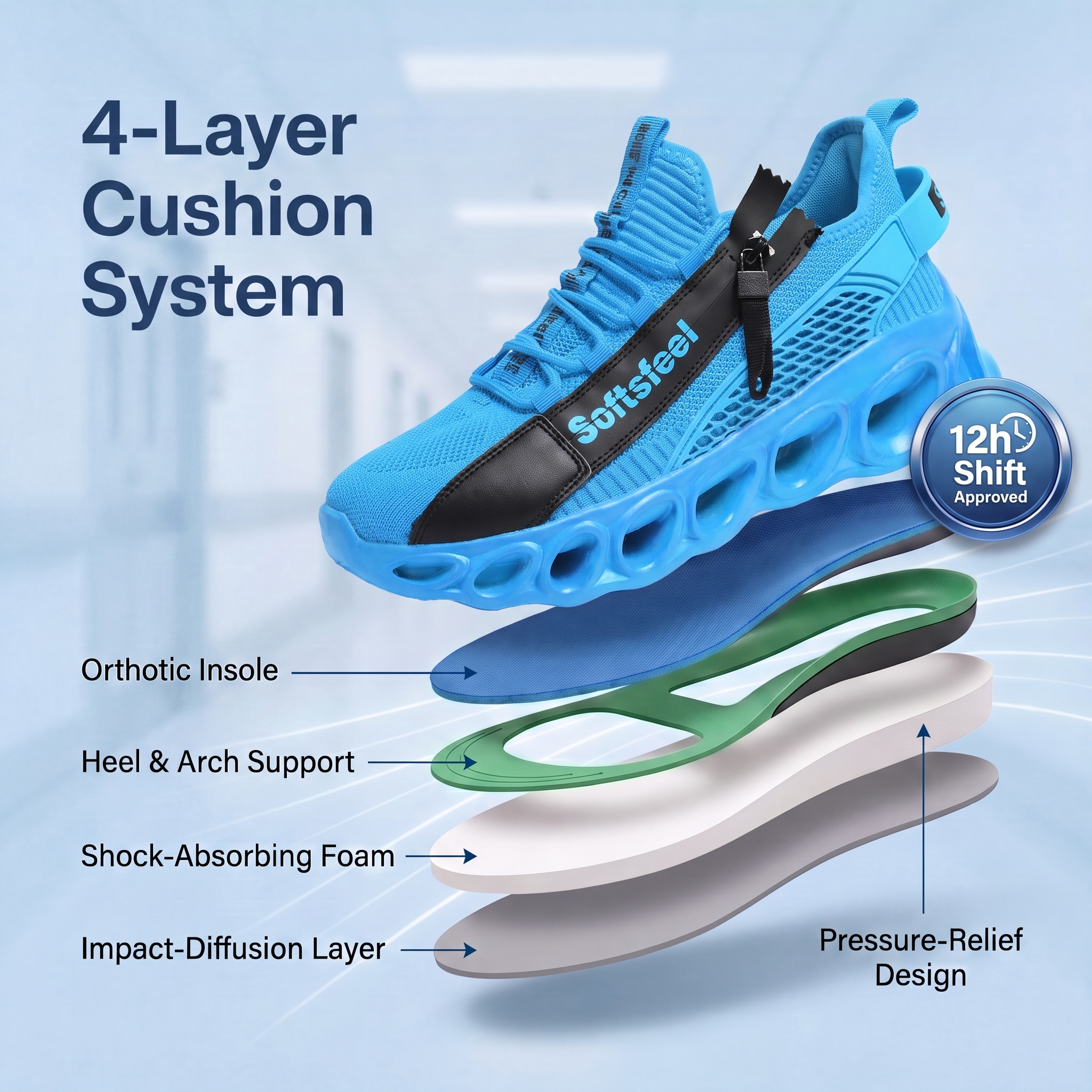 Men's Cloud Wanderer V7 - Blue