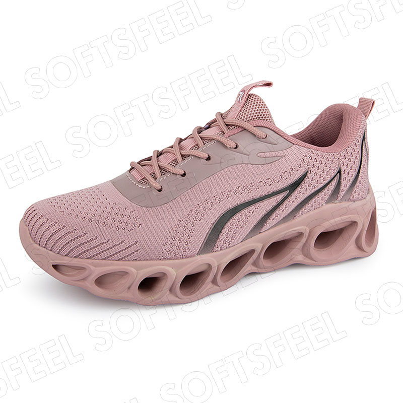Softsfeel Men's Relieve Foot Pain Perfect Walking Shoes - Pink Black-SOFTSFEEL