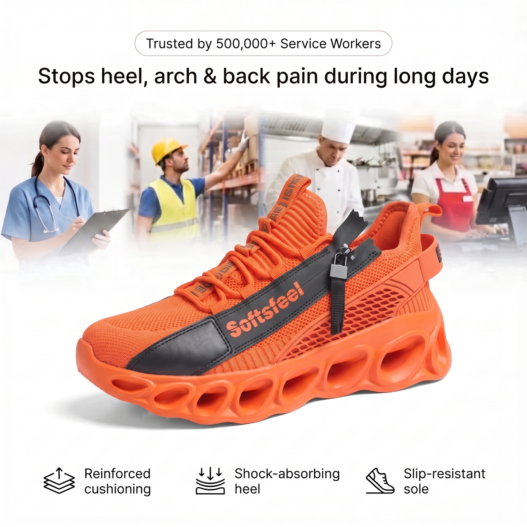Women's Cloud Wanderer V7 - Orange