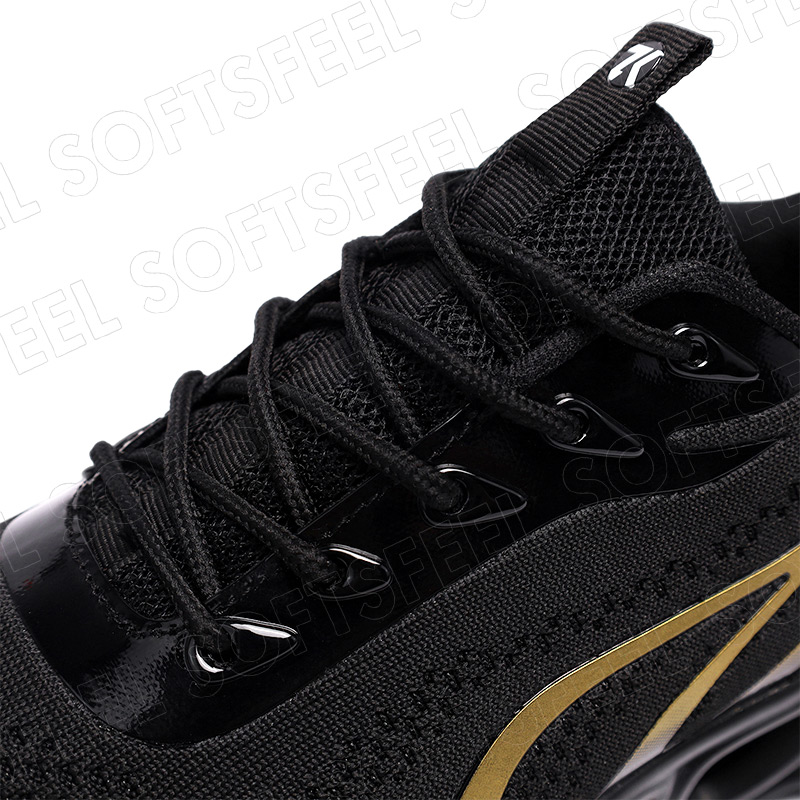 Softsfeel Women's Relieve Foot Pain Perfect Walking Shoes - Black Gold-SOFTSFEEL