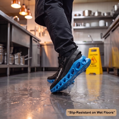 Men's Cloud Wanderer V7 - Black Blue