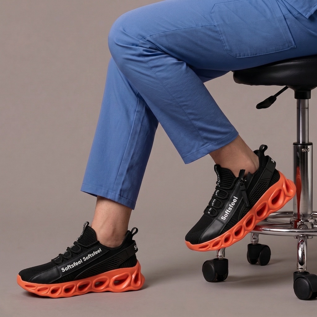 Men's Cloud Wanderer V7 - Black Orange