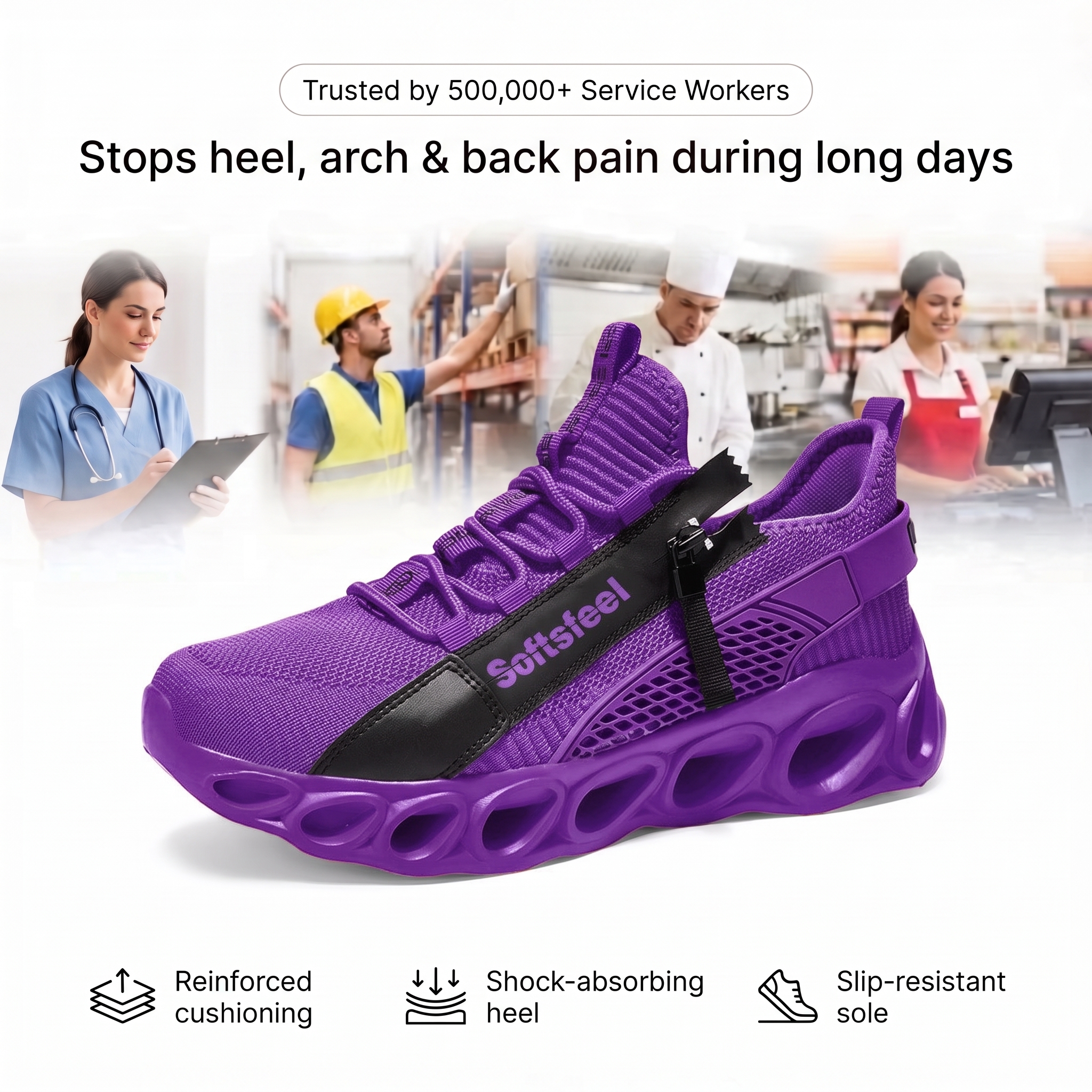 Men's Cloud Wanderer V7 - Purple