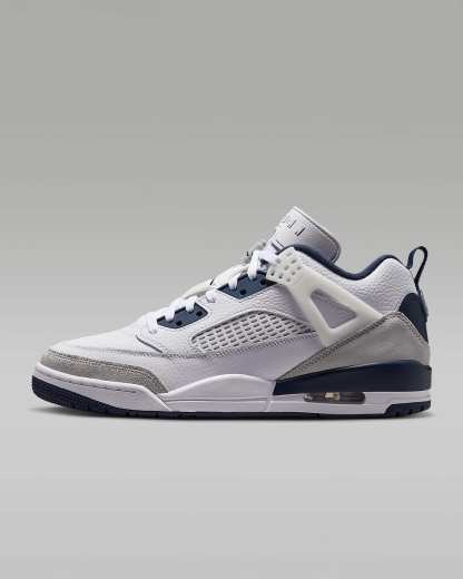 Jordan Spizike Low Schuh (Herren) – Weiß/Grey Fog/Pink Foam/Obsidian