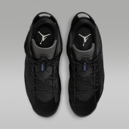 Air Jordan 6 Retro Low Schuh (Damen) – Schwarz/Schwarz/Schwarz