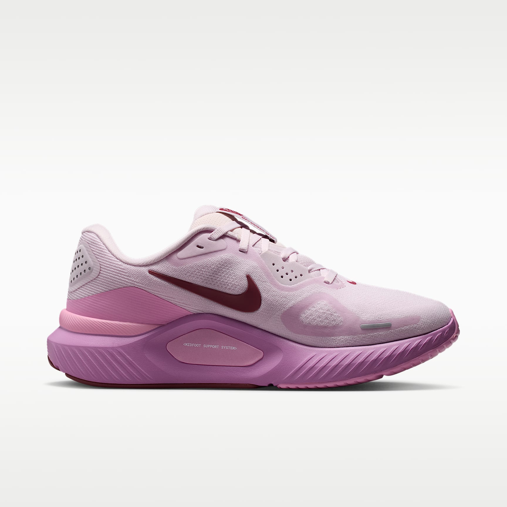 Nike Structure 26 Straßenlaufschuh (Damen) – Bleached Lilac/Pink Rise/Light Magenta/Pink Smoke