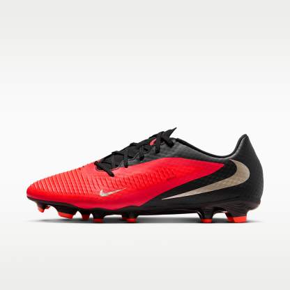 Nike Phantom 6 Low Academy Fußballschuh für verschiedene Böden – Bright Crimson/Schwarz/Blur